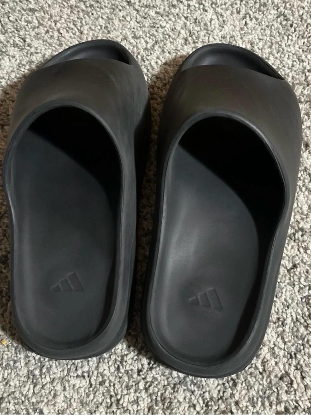 Yeezy Slide Sandals in Black